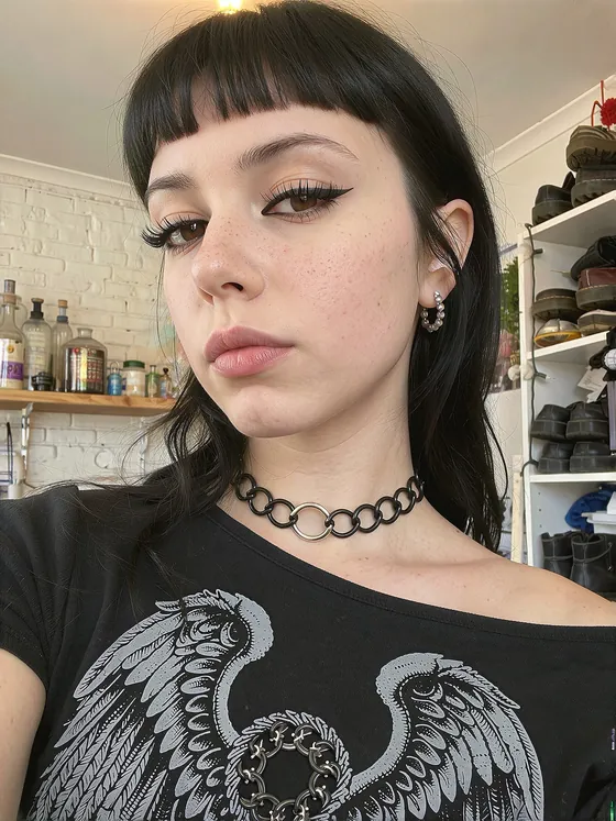 Example character A: Selfie