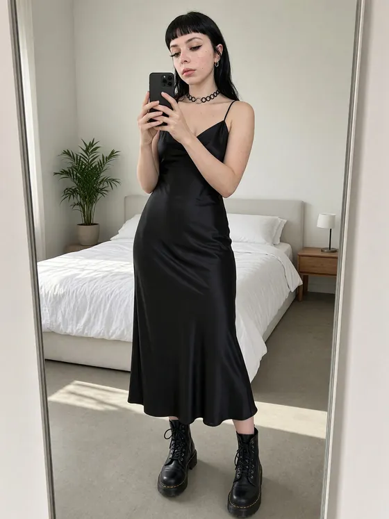 Example character A: Mirror selfie
