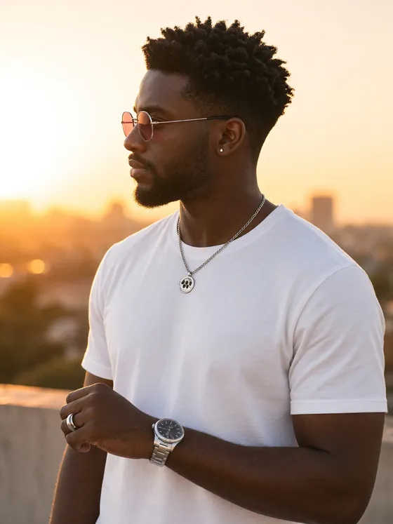 Example character B: Sunset profile
