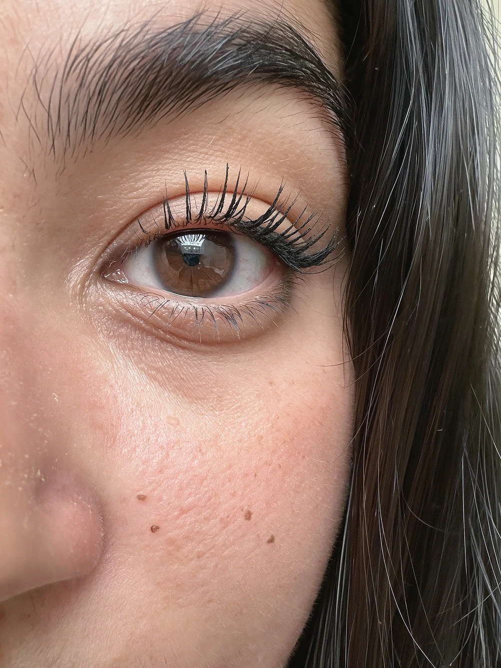 Detailed Realistic Face eye and skin close-up